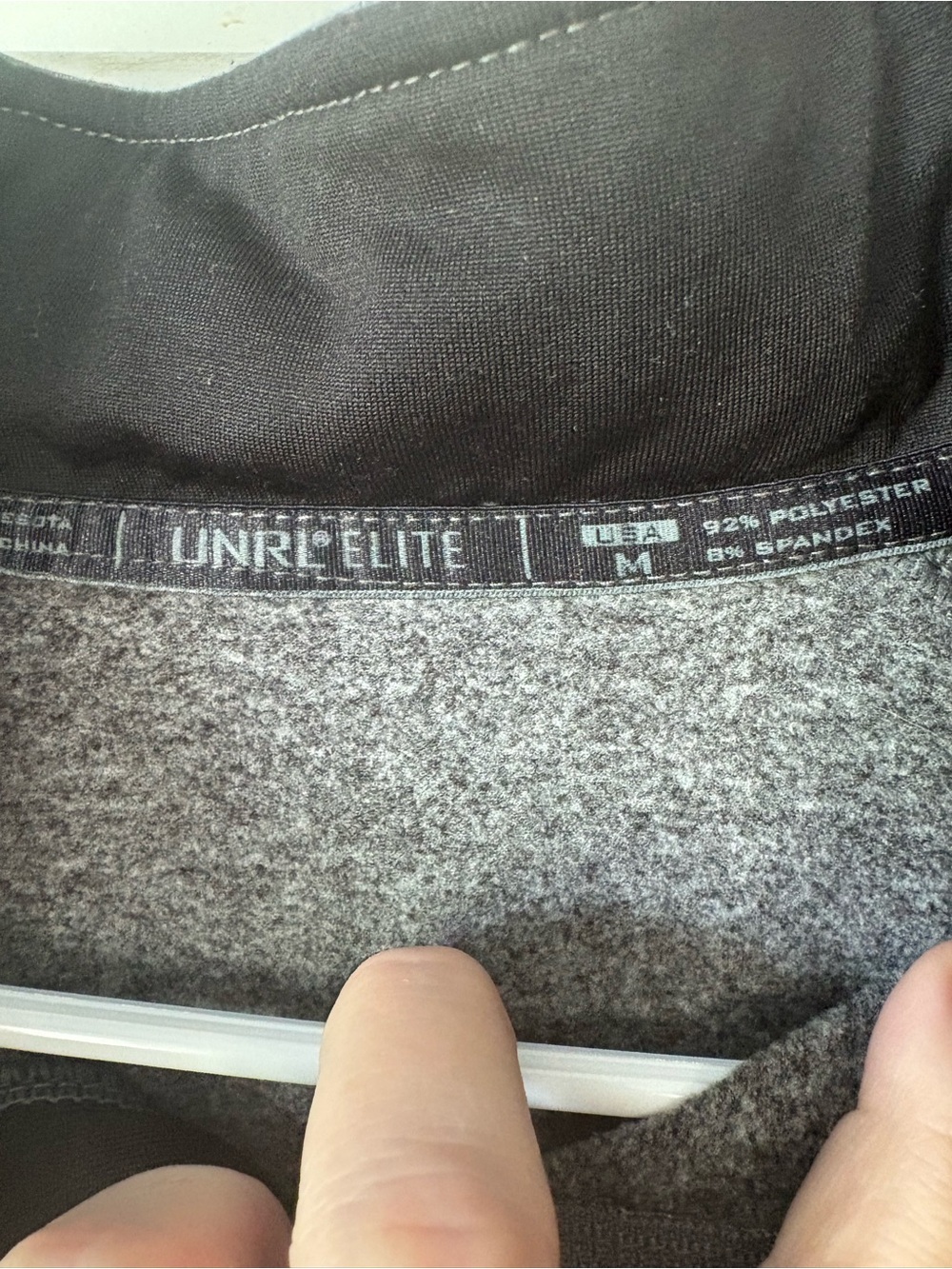 UNRL Men's Heather Gray Quarter-Zip Performance Pullover - Picture 3 of 8